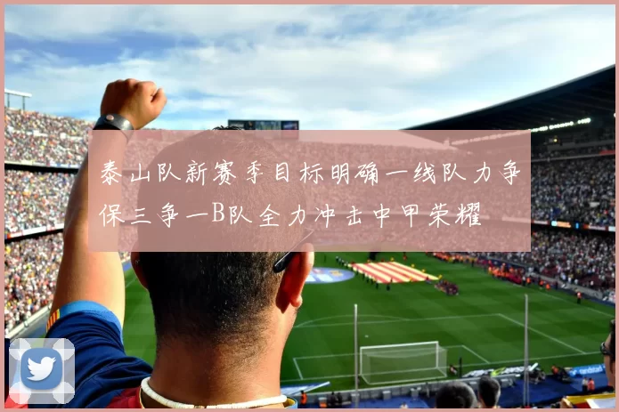 泰山队新赛季目标明确一线队力争保三争一B队全力冲击中甲荣耀